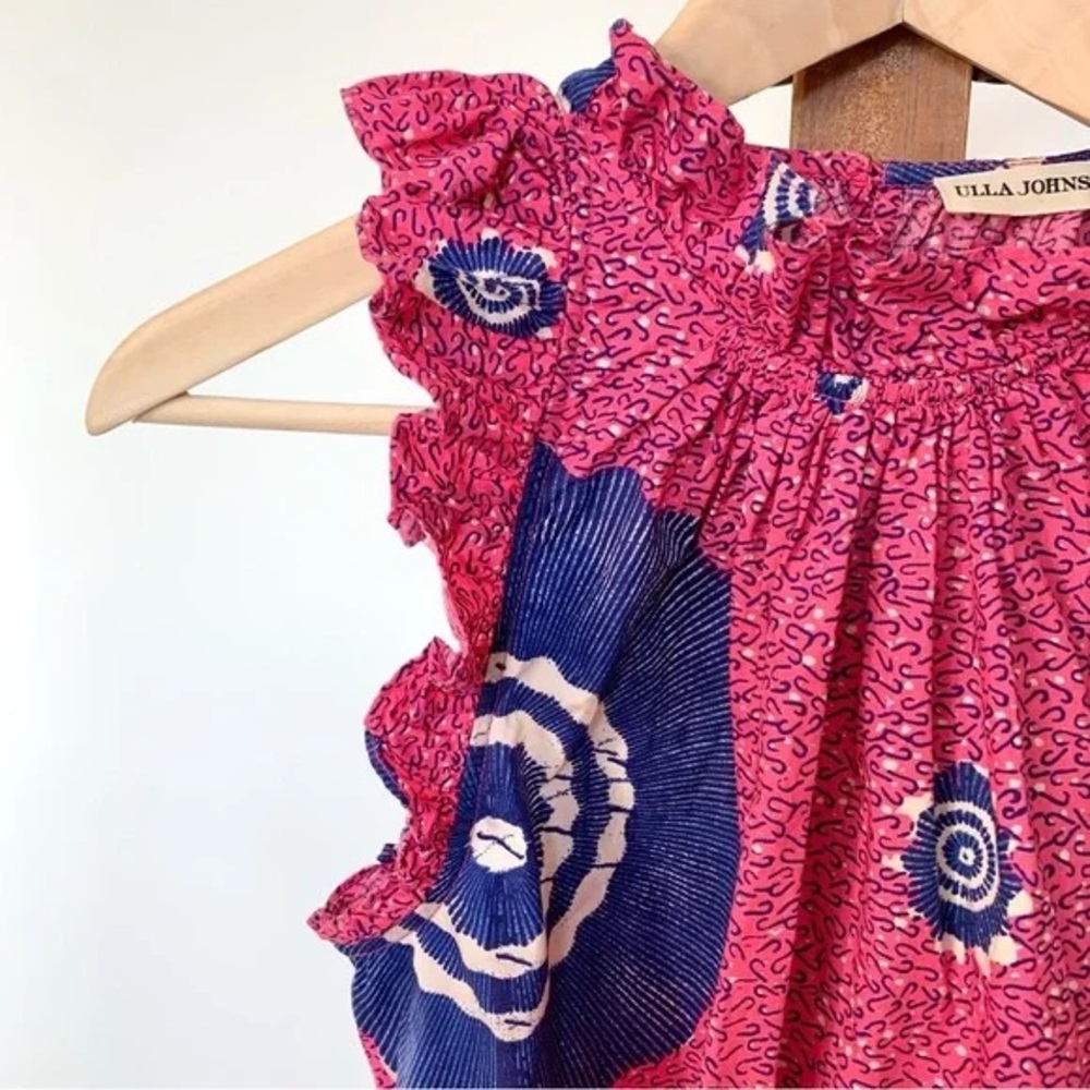 Ulla Johnson SET Tilda Top + Martime Shorts Fuchsia 2 Piece Matching Set Size 2 - Picture 5 of 14